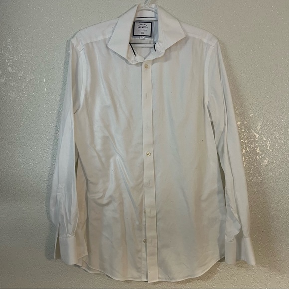 Set of 3 NWOT Charles Tyrwhitt 100% Cotton Non-iron Slim Fit Dress Shirts - Picture 2 of 13